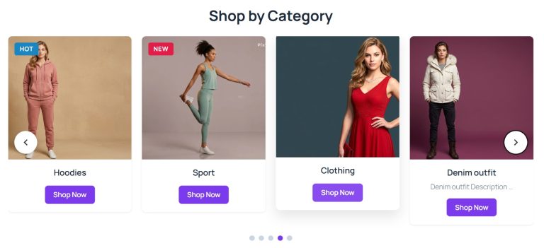 Interactive Category Slider